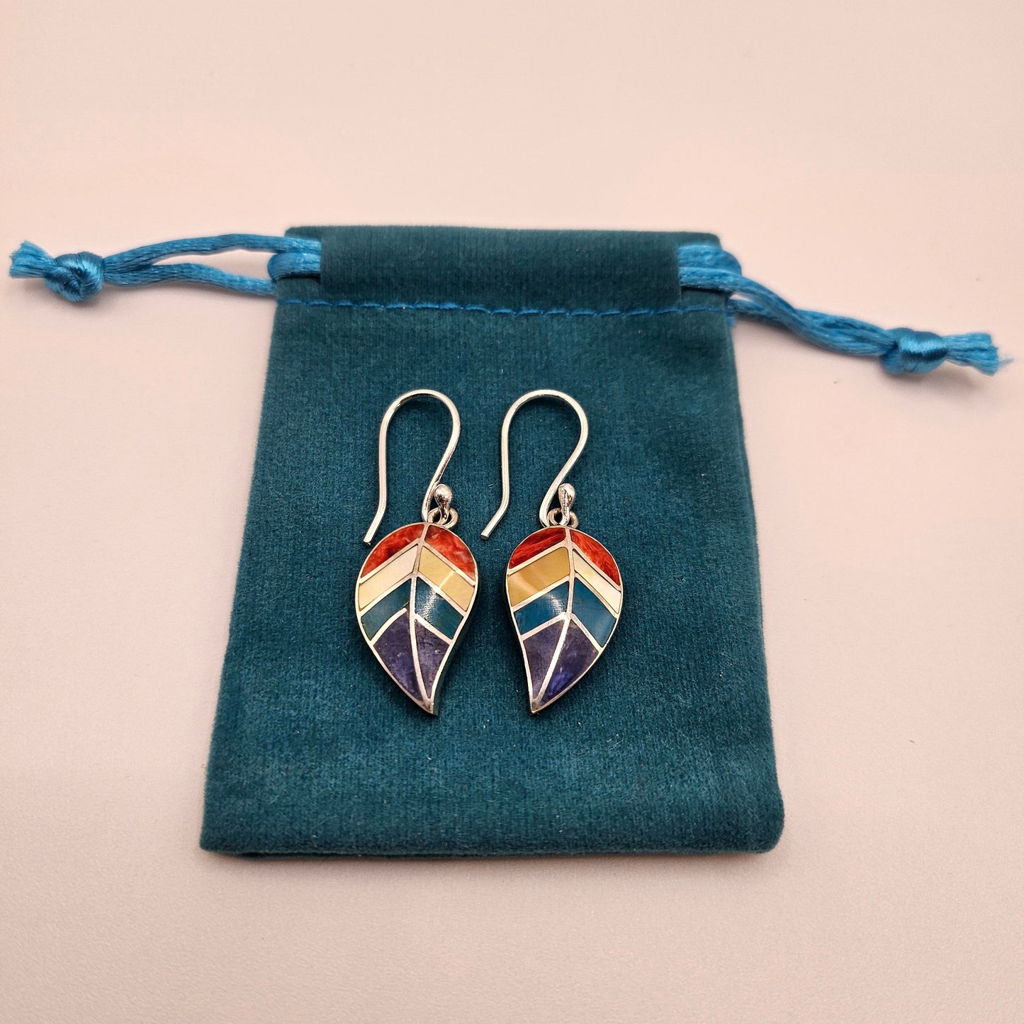 Pendientes Hojas De Cielo Inca