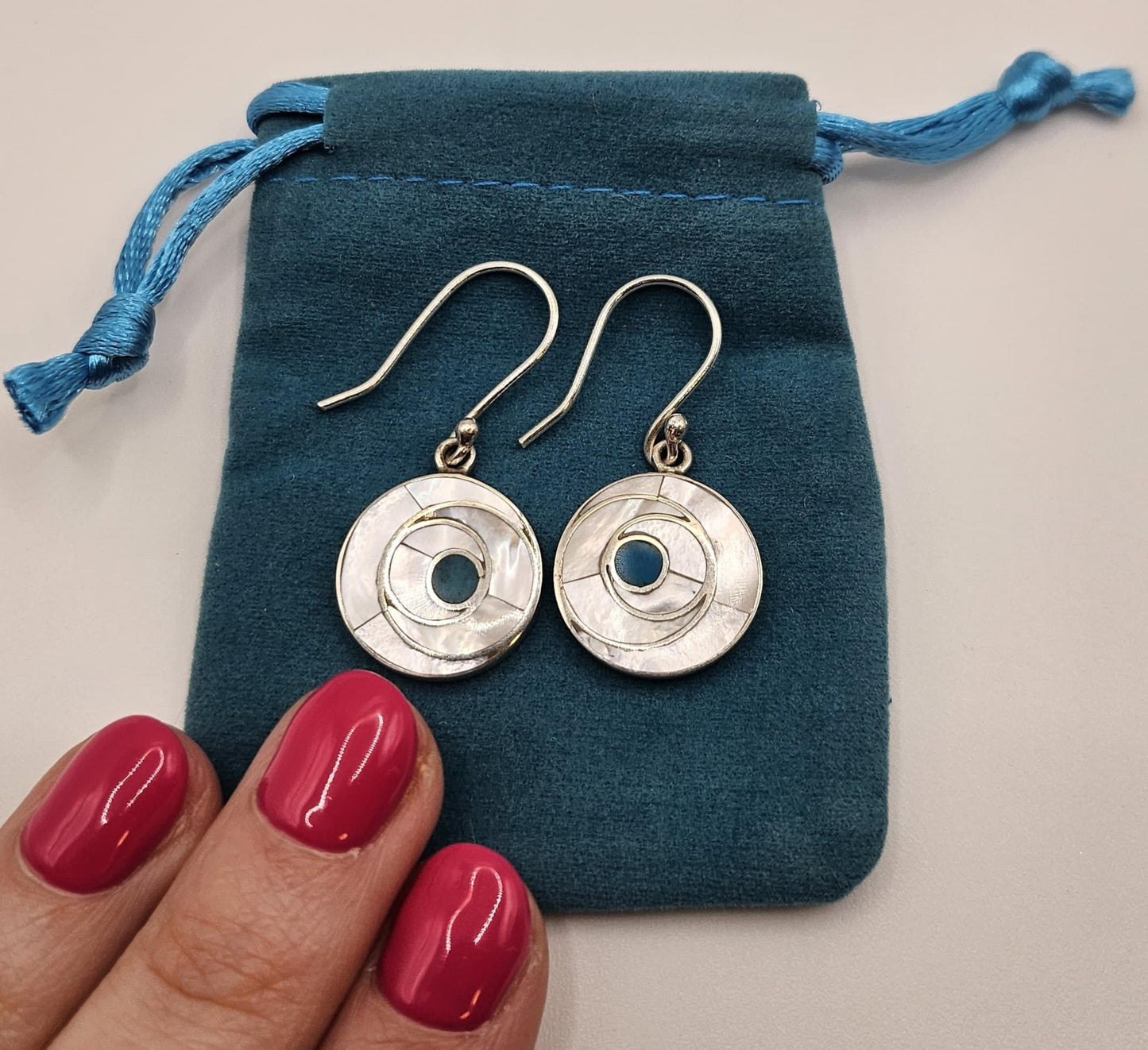Pendientes Perlas del Mar Turquesa