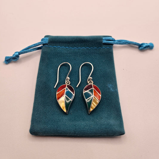 Pendientes Hojas de las Cuatro Estaciones