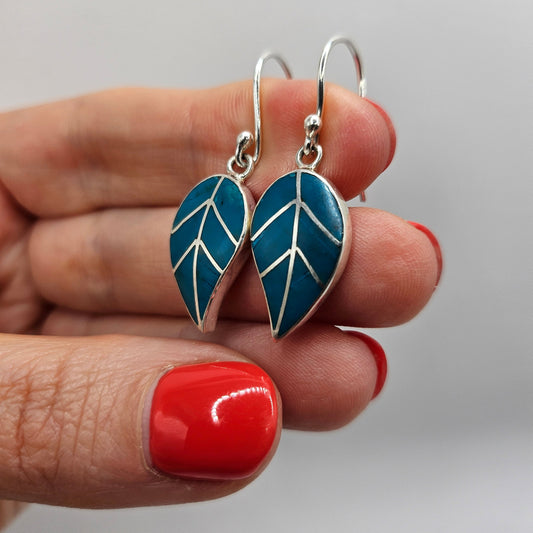 Pendientes Hojas de Aymara