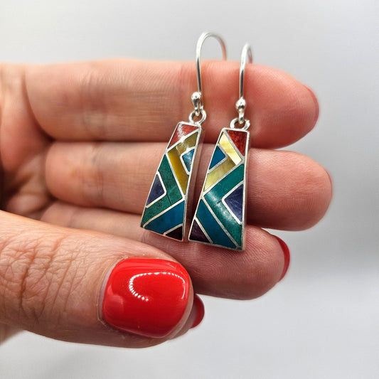 Pendientes Zig Zag del Amazonas